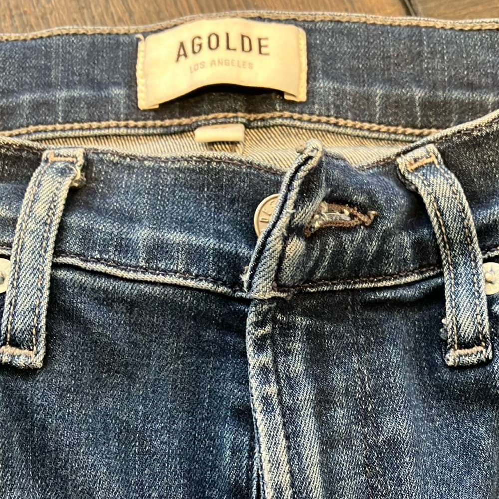 AGOLDE Women's Blue Jeans